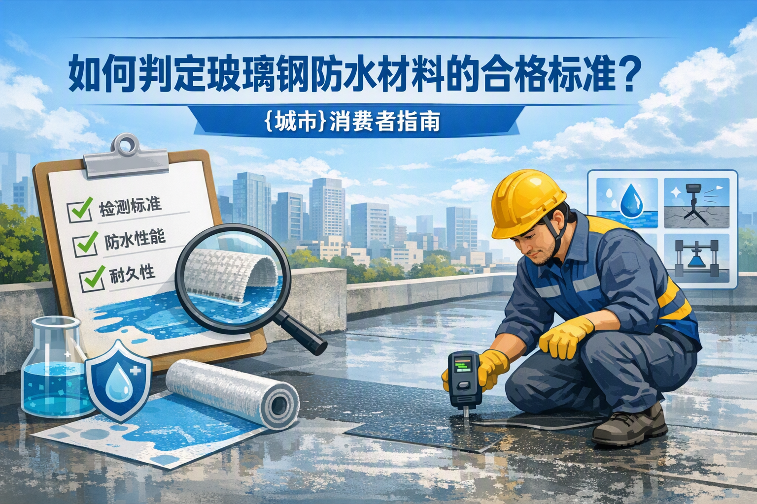 如何判定玻璃钢防水材料的合格标准? 屯昌 消费者指南