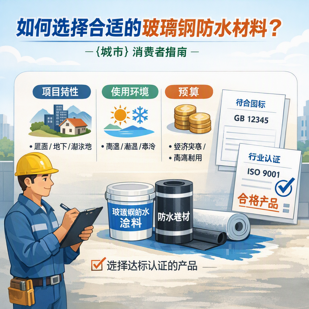 如何判定玻璃钢防水材料的合格标准? 屯昌 消费者指南